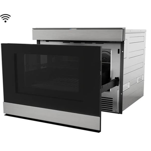 Sharp 24-inch, 1.4 cu.ft. Built-in Microwave Drawer with Convection Technology SMD2499FSC