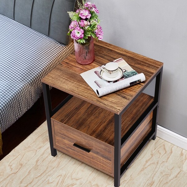 VECELO Square Side Tables /Sofa Tables/End Table/Nightstand