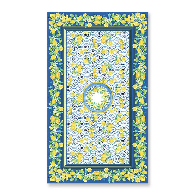 Laural Home Lovely Lemons Rectangle Tablecloth