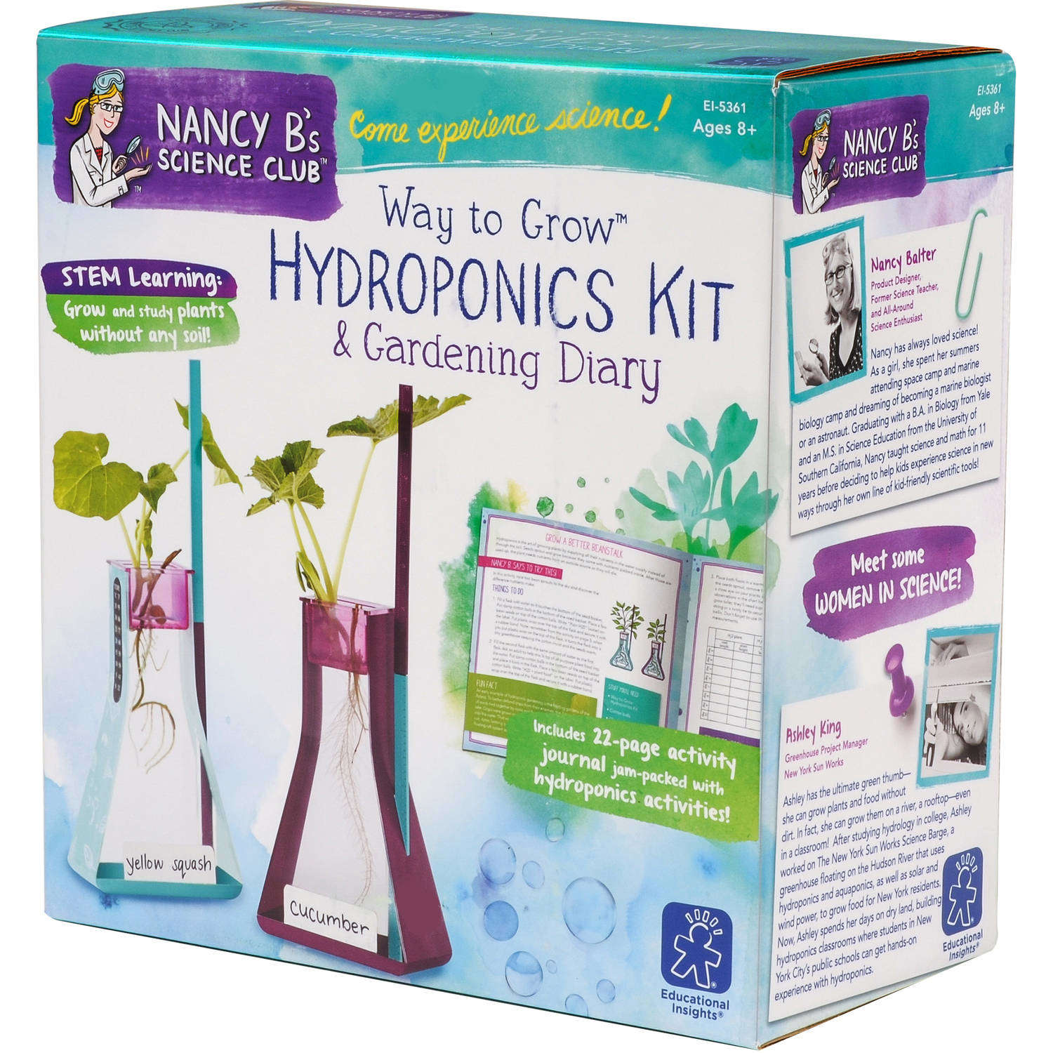 Educational Insights Nancy B's Science Club Way To Grow Hydroponics Kit