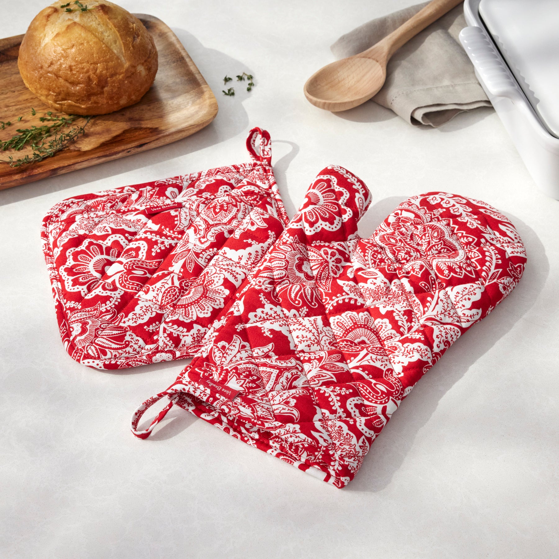 Pot Holder & Oven Mitt Set