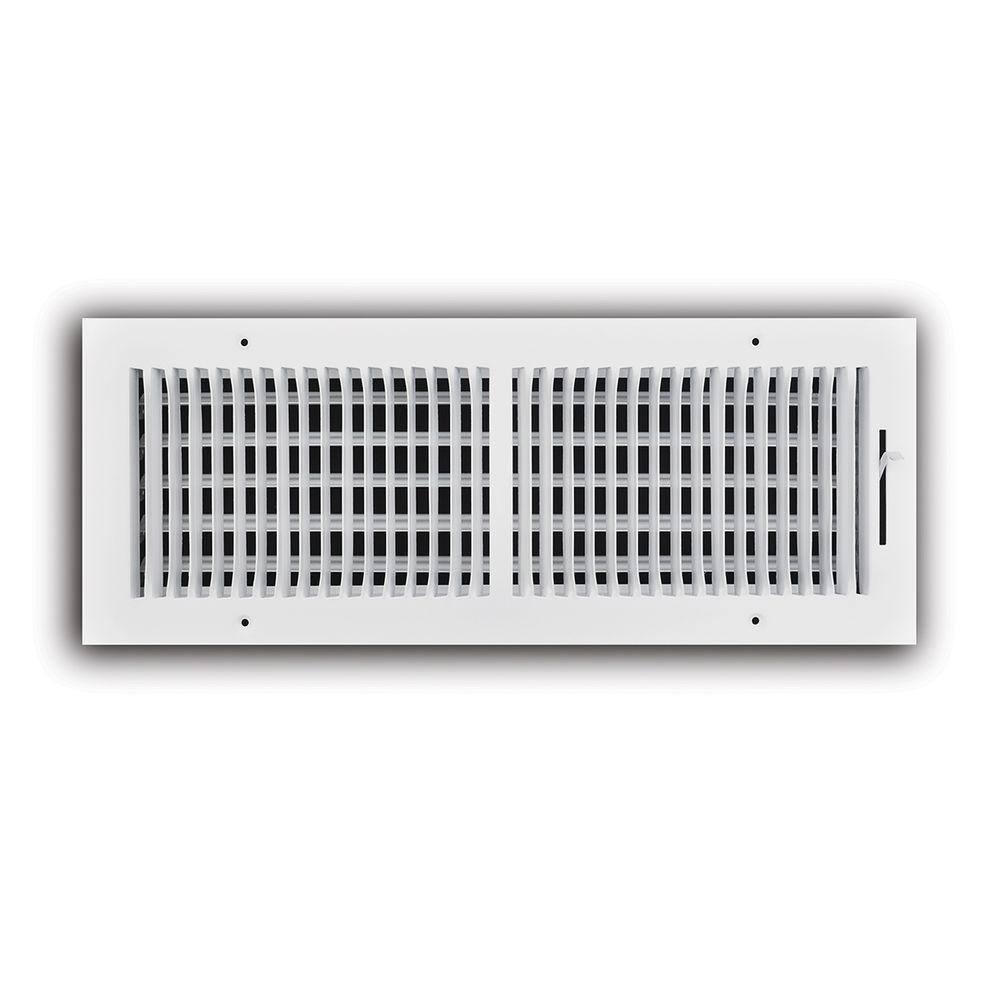 TruAire 18 in. x 6 in. 2-Way WallCeiling Register 102M18X06