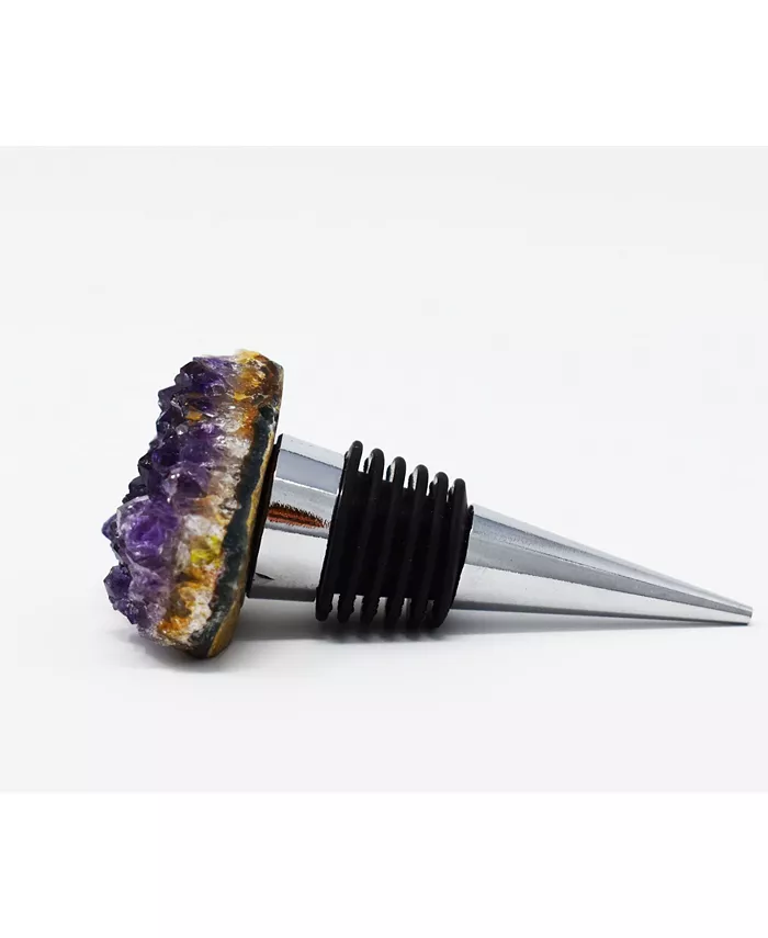 Nature's Decorations - Wine Stopper with Amethyst