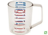 BASCO 8 Ounce Bouncer  174Measuring Cups   Clear...