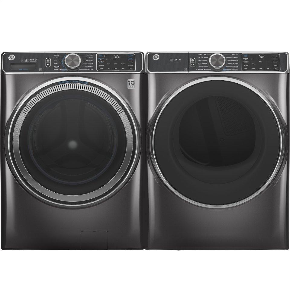 Ge Appliances GFD85ESPNDG Ge® 7.8 Cu. Ft. Capacity Smart Front Load Electric Dryer With Steam And Sanitize Cycle