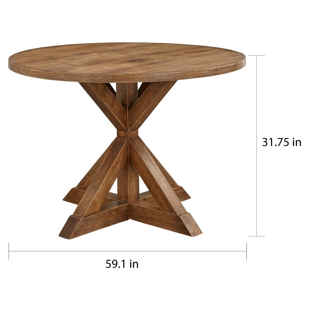 Simple Living Roma Dining Table   Brown