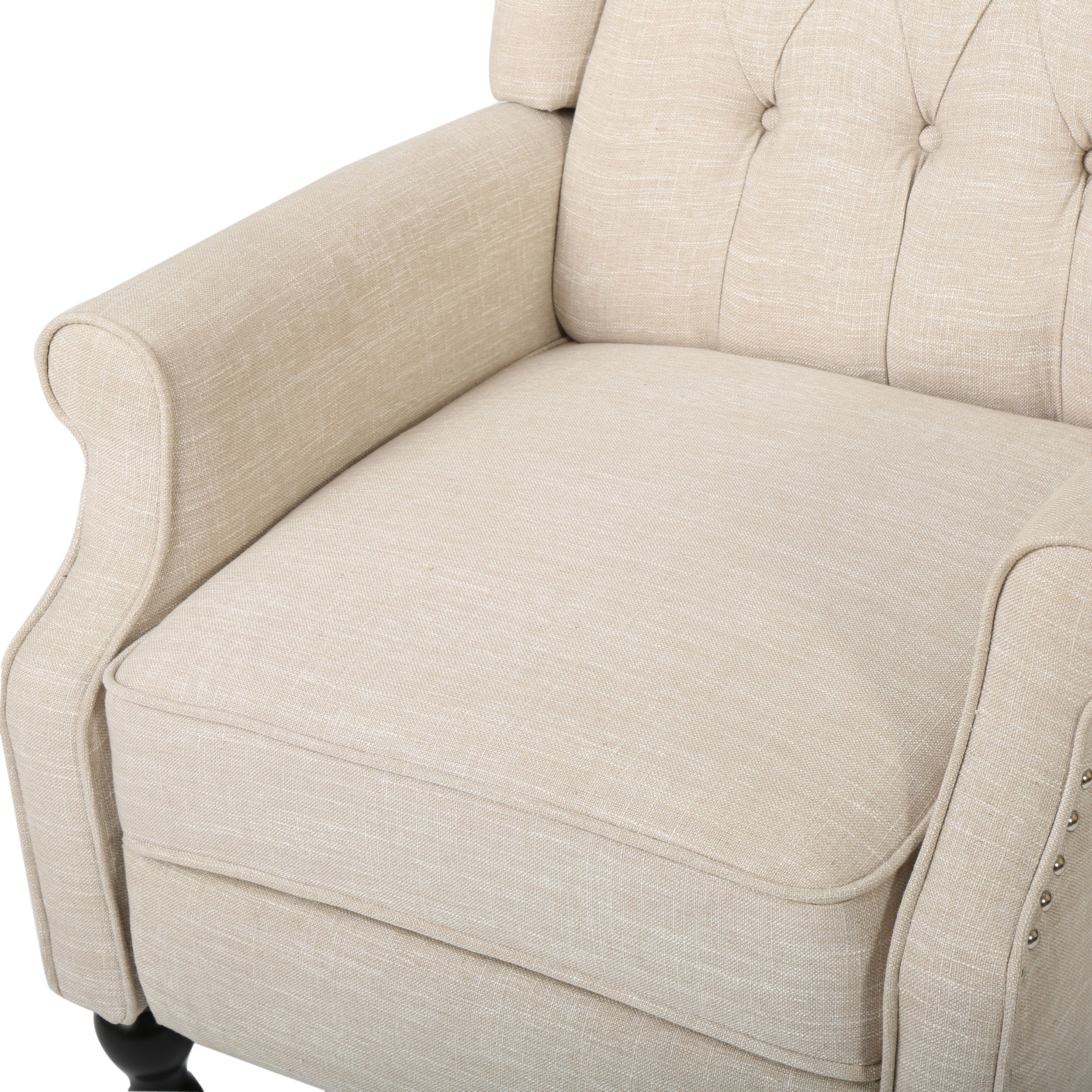 Elizabeth Contemporary Tufted Fabric Recliner (Set of 2)