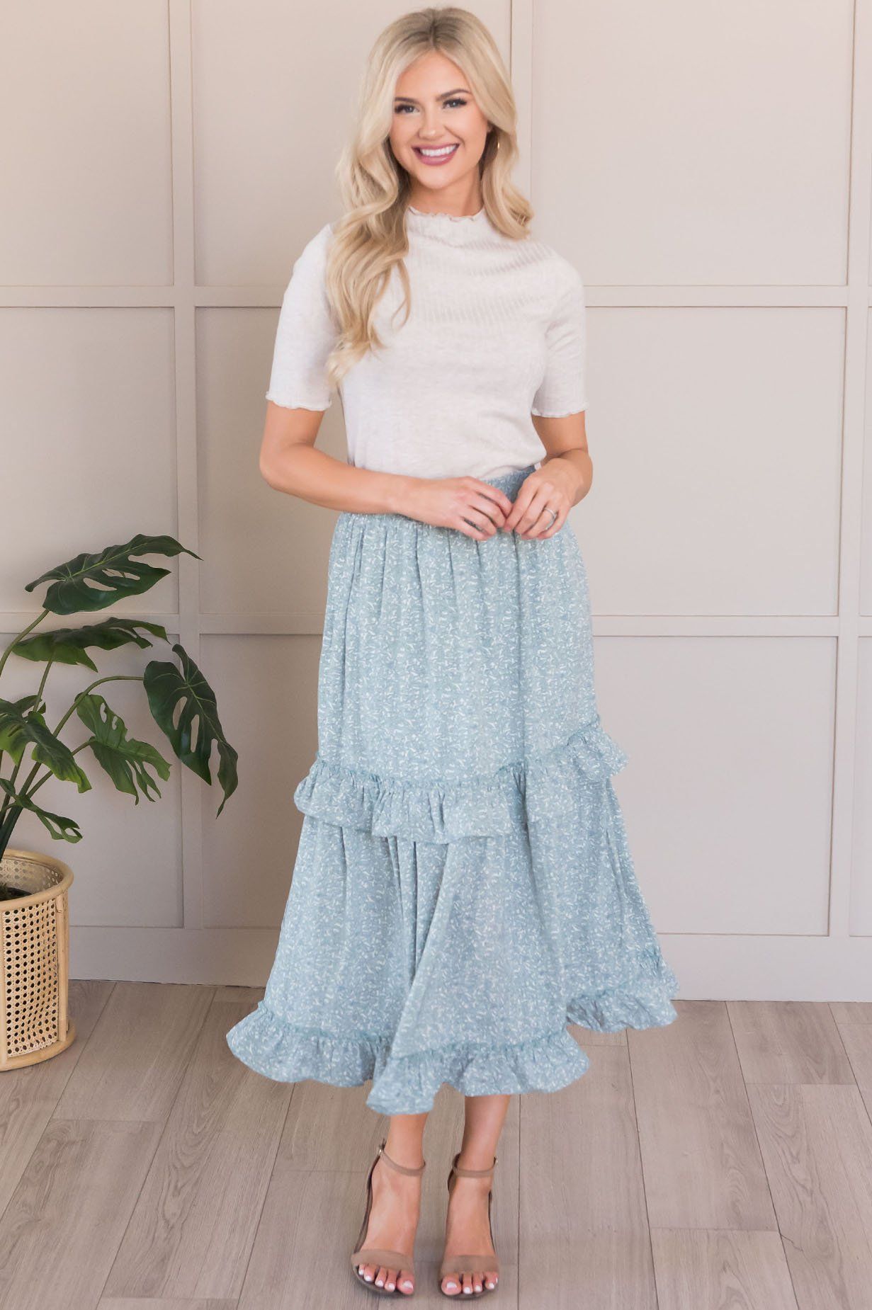 Delightful Day Modest Skirt