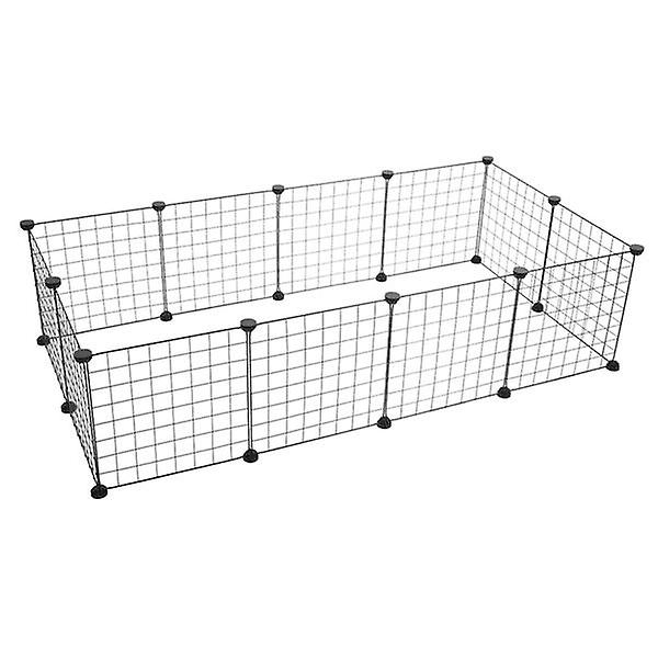 Pet Playpen， Small Animal Cage Indoor Portable Metal Wire Yard Fence For Small Animals， Guinea Pigs， Rabbits Kennel Crate Fence Tent 64633