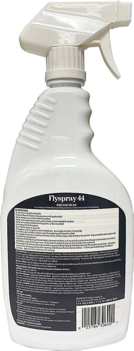 Fiebing's Flyspray 44 Repellent Insect Spray for Horses