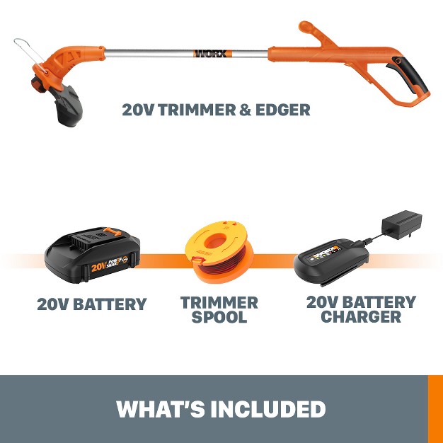 Cordless String Trimmer amp Edger battery amp Charger Included