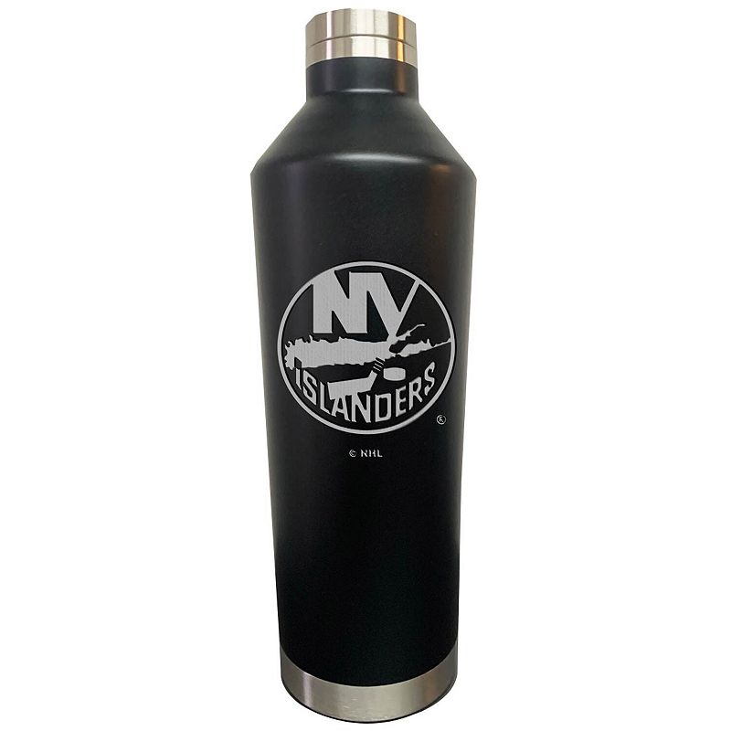 Black New York Islanders 26oz. Primary Logo Water Bottle