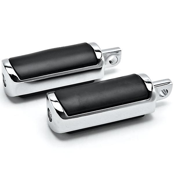 Skull Head Front or Rear Foot Peg Foot Rests Chrome Compatible with Harley-Davidson Sportser Male Peg Mount