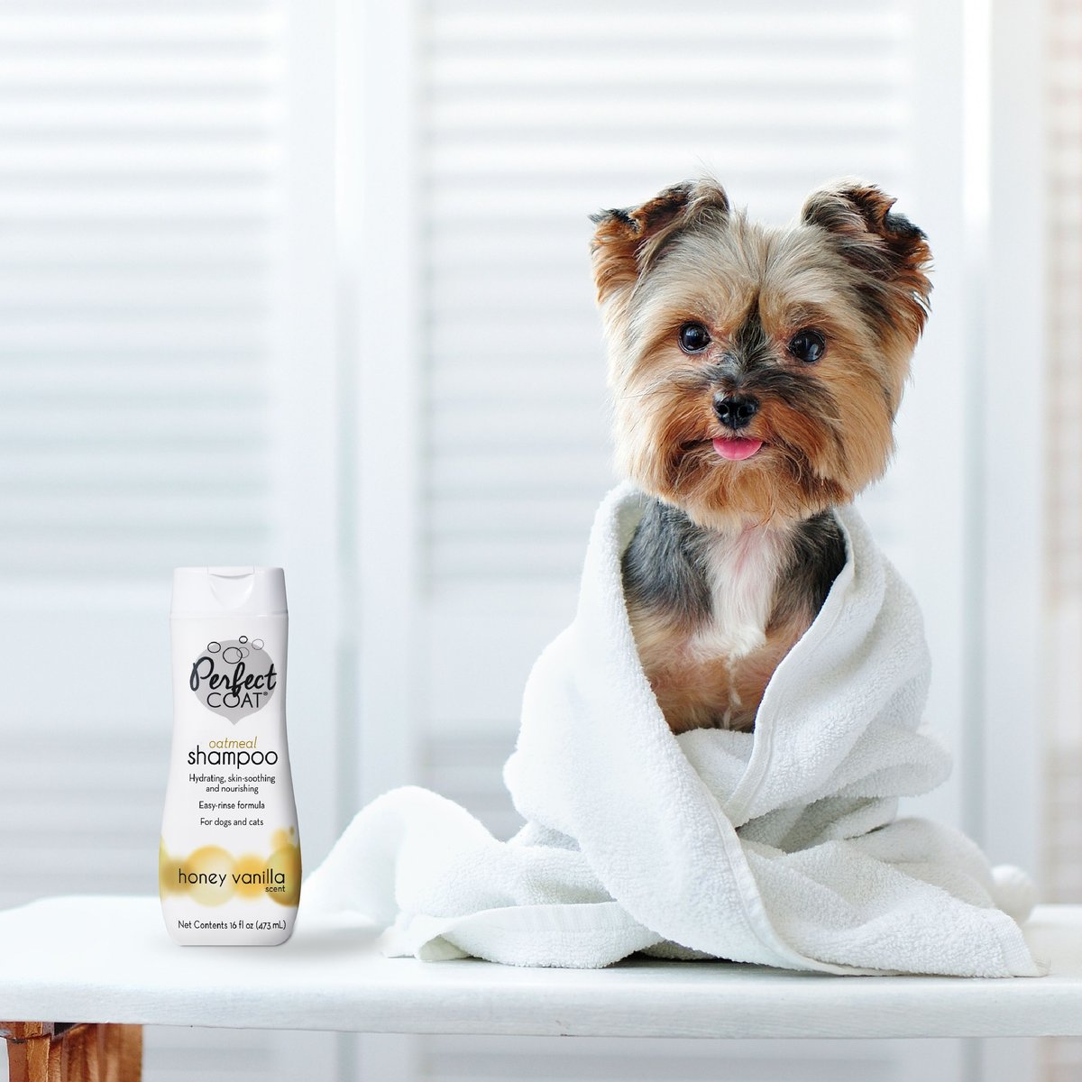 Perfect Coat Natural Oatmeal French Vanilla Dog Shampoo