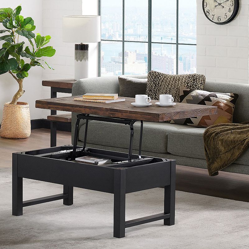 Alaterre Furniture Pomona Lift Top Coffee Table