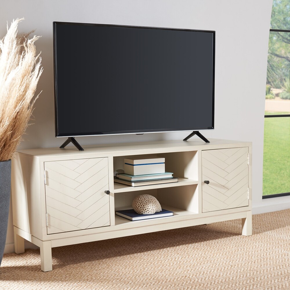 SAFAVIEH Ajana 47 inch Storage Media TV Stand   47.3\