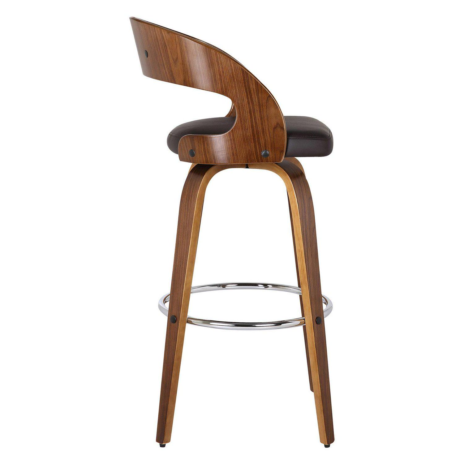 Armen Living Shelly 26 in. Swivel Counter Stool