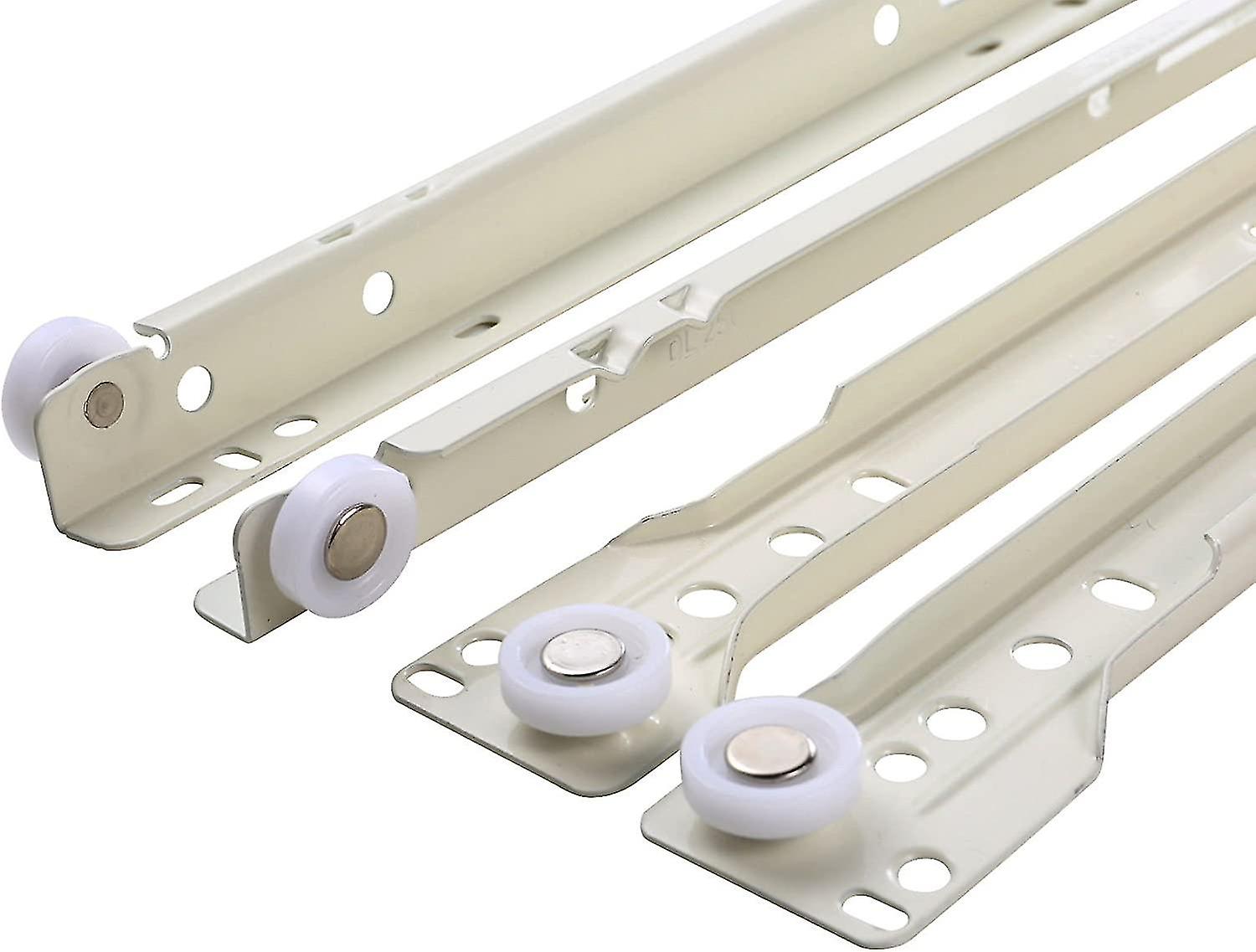 Silent Cold Rolled Plate Bottom Mount Drawer Slide Track (16in/40cm)