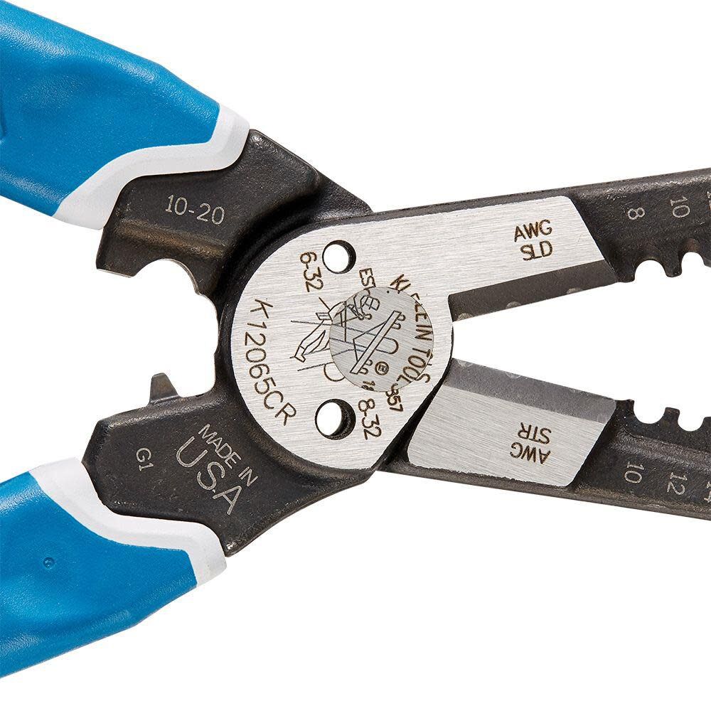 Klein Tools Heavy-Duty Wire Stripper Crimper K12065CR from Klein Tools