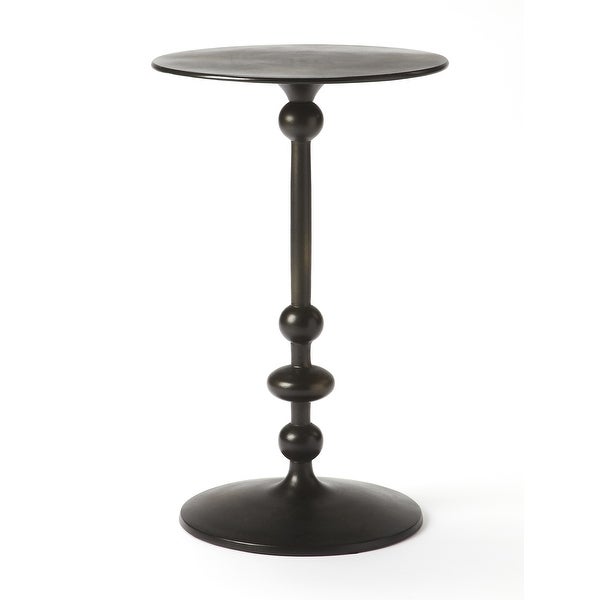 Zora Iron Pedestal End Table