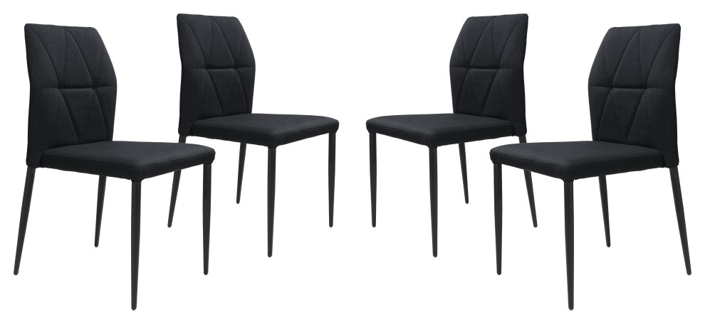 Revolution Dining Chair  Set of 2   Midcentury   Dining Chairs   by Zuo Modern Contemporary  Houzz