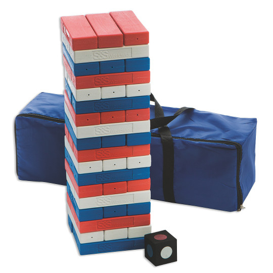 Giant Patriotic Tumbling Timbers