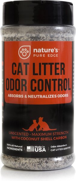 Nature's Pure Edge Cat Litter Odor Control Deodorizer， 1-lb bottle