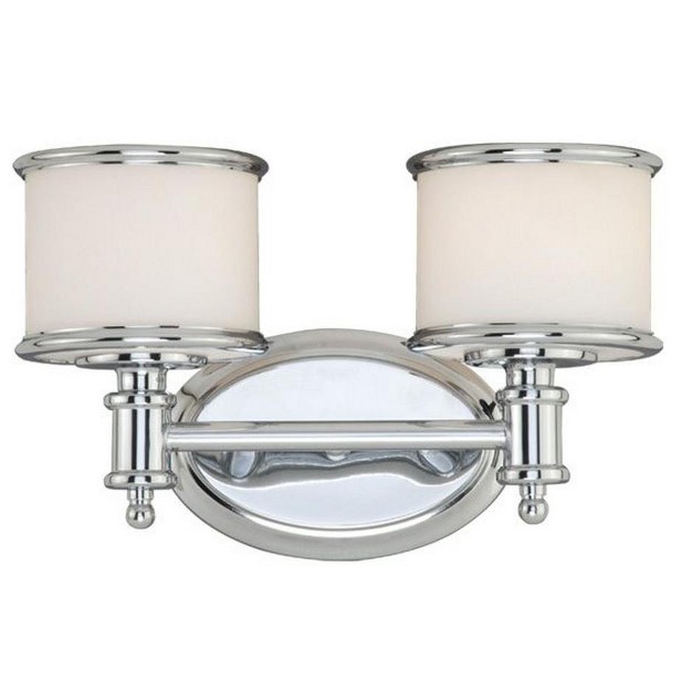 Vaxcel Carlisle 2 Light Vanity Chrome