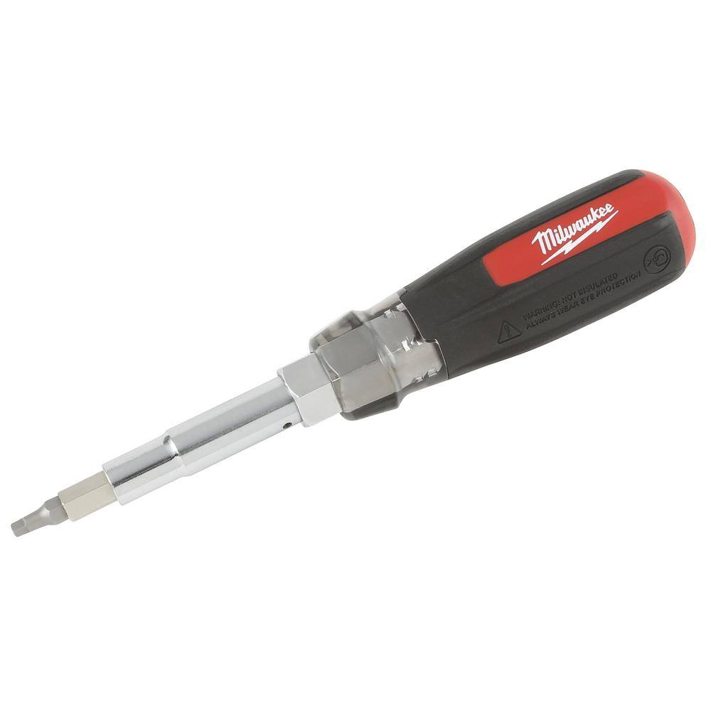 MW 13-in-1 Multi-Tip Cushion Grip Screwdriver with Schrader Bit (2-Pack) 48-22-2881-48-22-2881