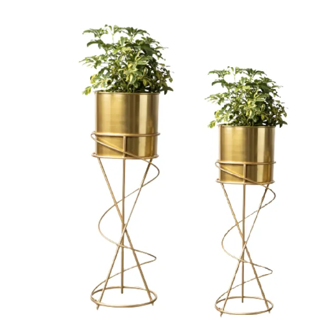 New Arrival Outdoor Metal Planter Direct Factory Sale Floor Planter Metal Planter Available In Custom Sizes