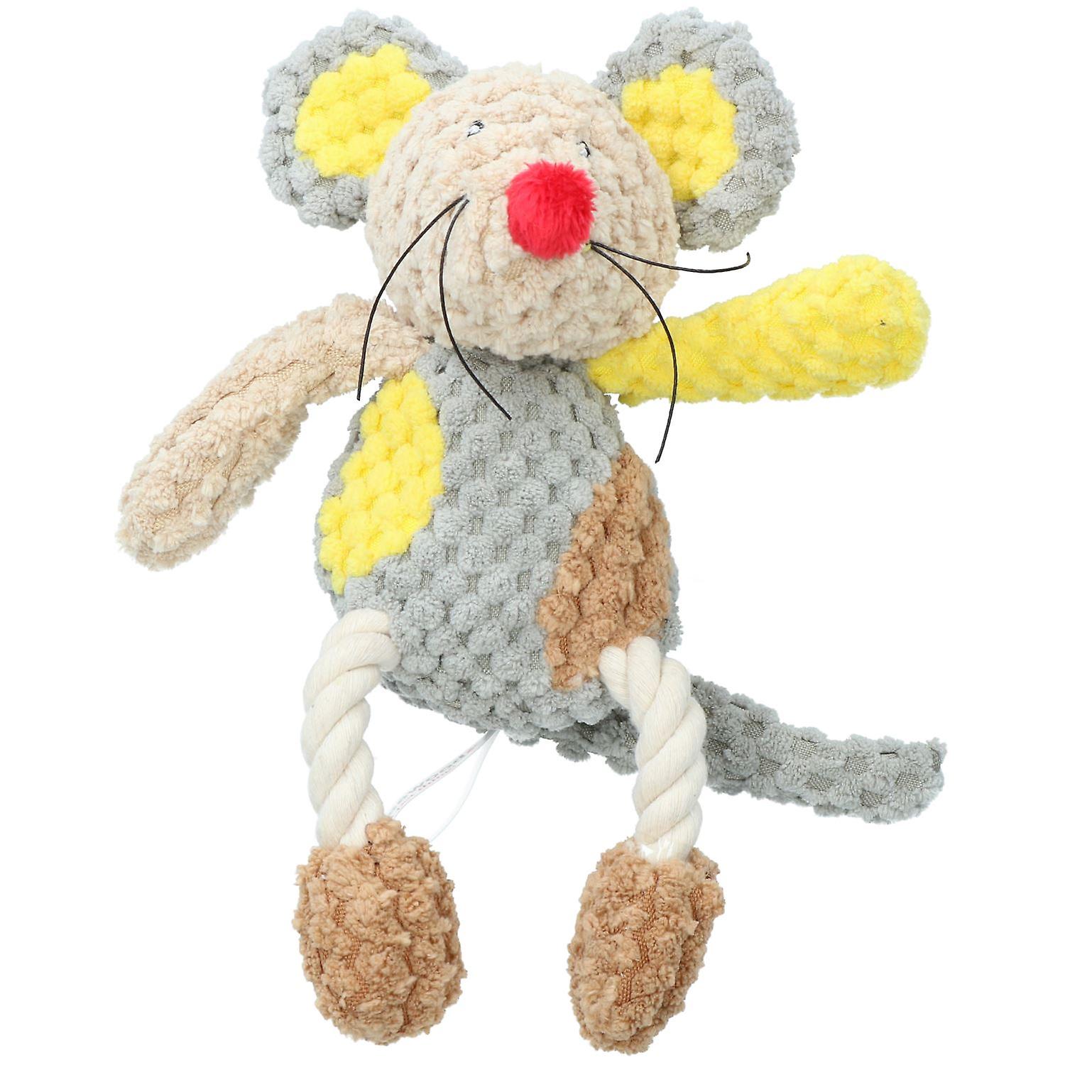 Molly Mouse Mr Twister Teddy Dog Toy With Squeak 23cm/9