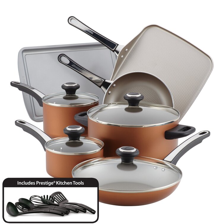 Farberware High Performance Nonstick 17 Piece Aluminum Cookware Set