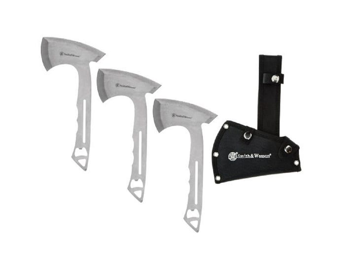 Smith and Wesson Hawkeye Throwing Axes， 3-Pack - 12524434