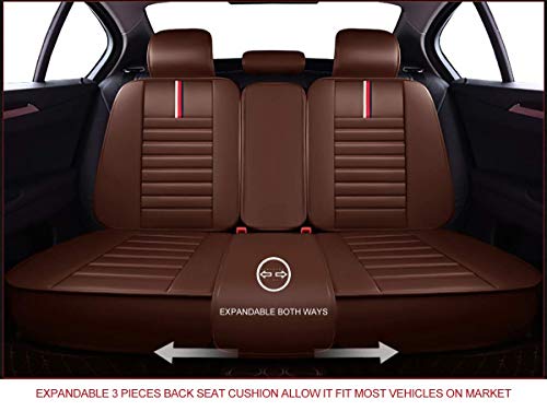 OASIS AUTO Leather Car Seat Covers