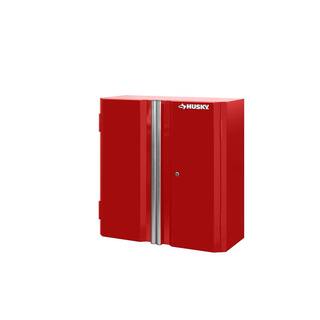 Husky 8-Piece Ready-to-Assemble Steel Garage Storage System in Red (133 in. W x 98 in. H x 24 in. D) G13310SR-US