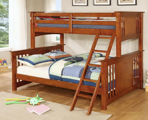 Furniture of America Beyer Cottage Solid Wood Bunk...