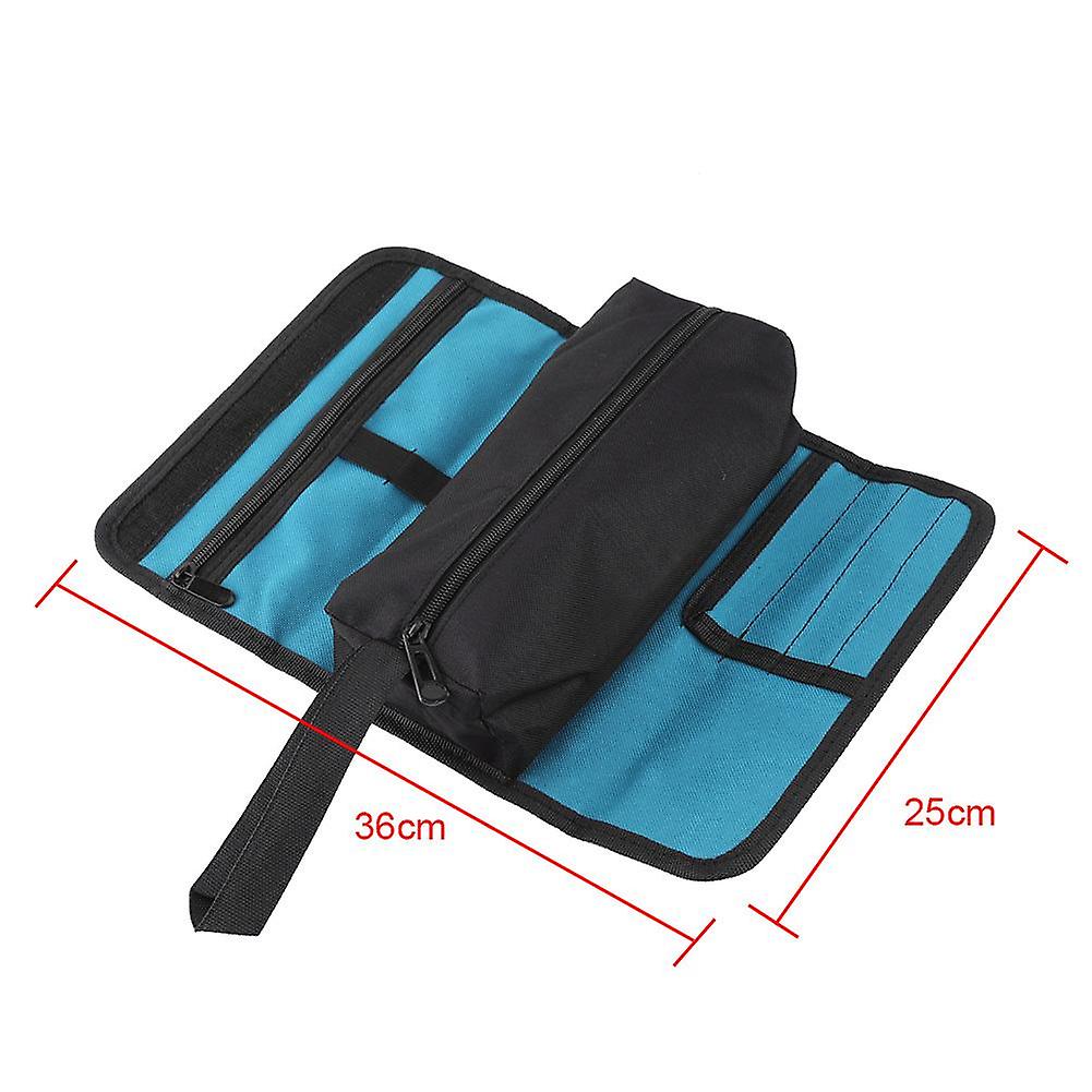 Foldable Professional Electricians Tool Storage Holder Roll Bag Convenient Organizer