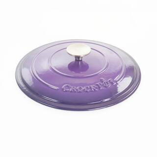 Crock-Pot Artisan 7 qt. Enameled Cast Iron Dutch Oven with Lid in Lavender (2-Piece) 985114731M