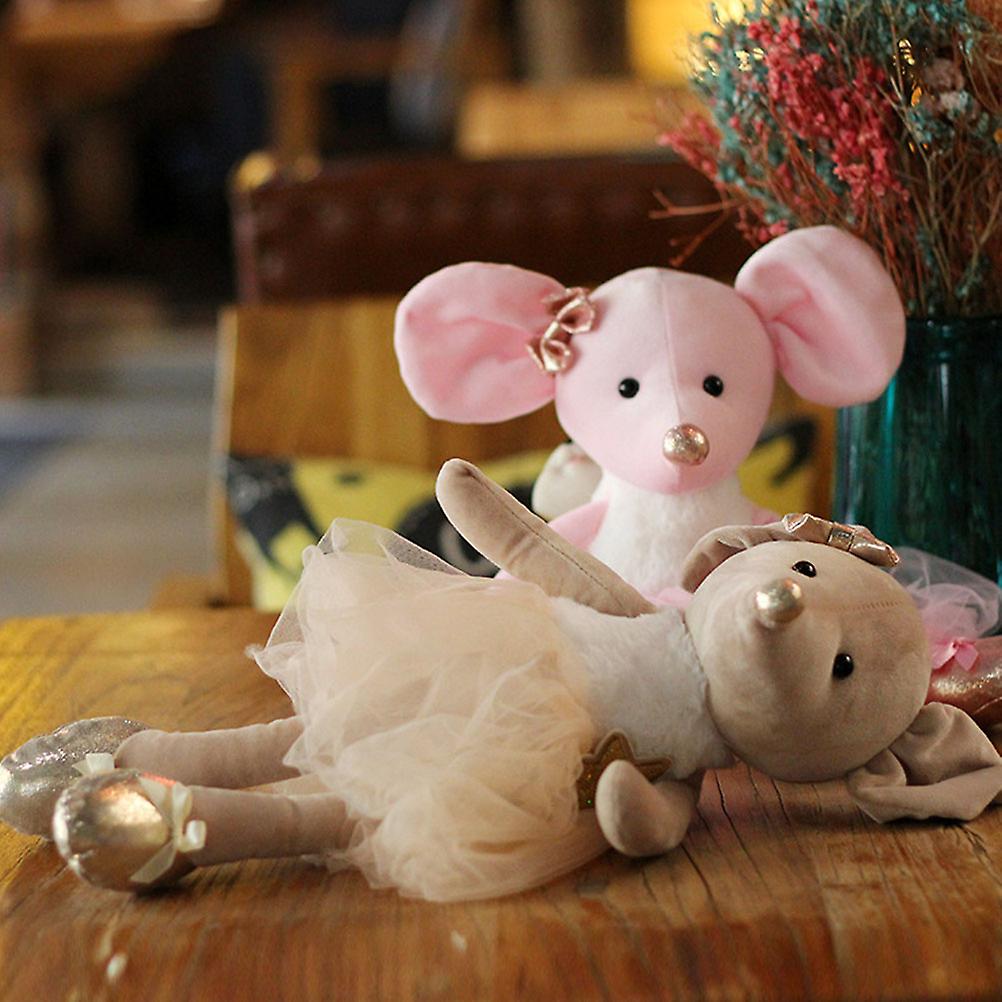 45cm Cute Ballet Mouse Plush Toys Lovely Dressing Clothes Animal Mouse Dolls Birthday Gifts