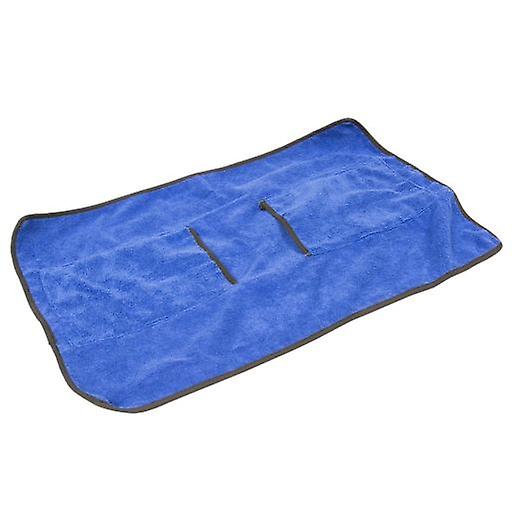 Duvo Plus Microfiber Bath Towel Blue Dog