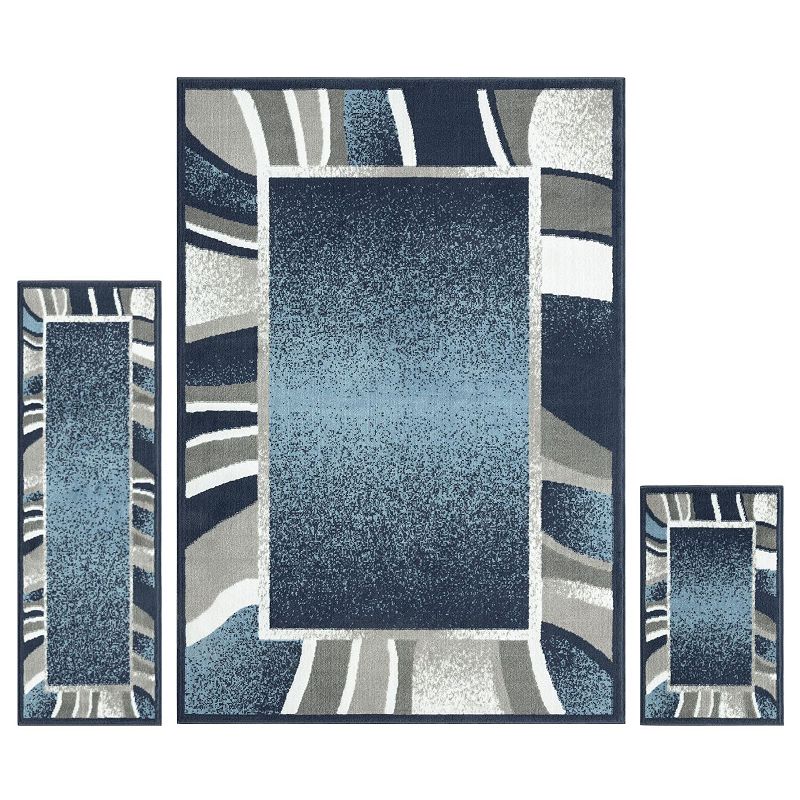 Home Dynamix Ariana Konya Contemporary Border 3-Piece Area Rug