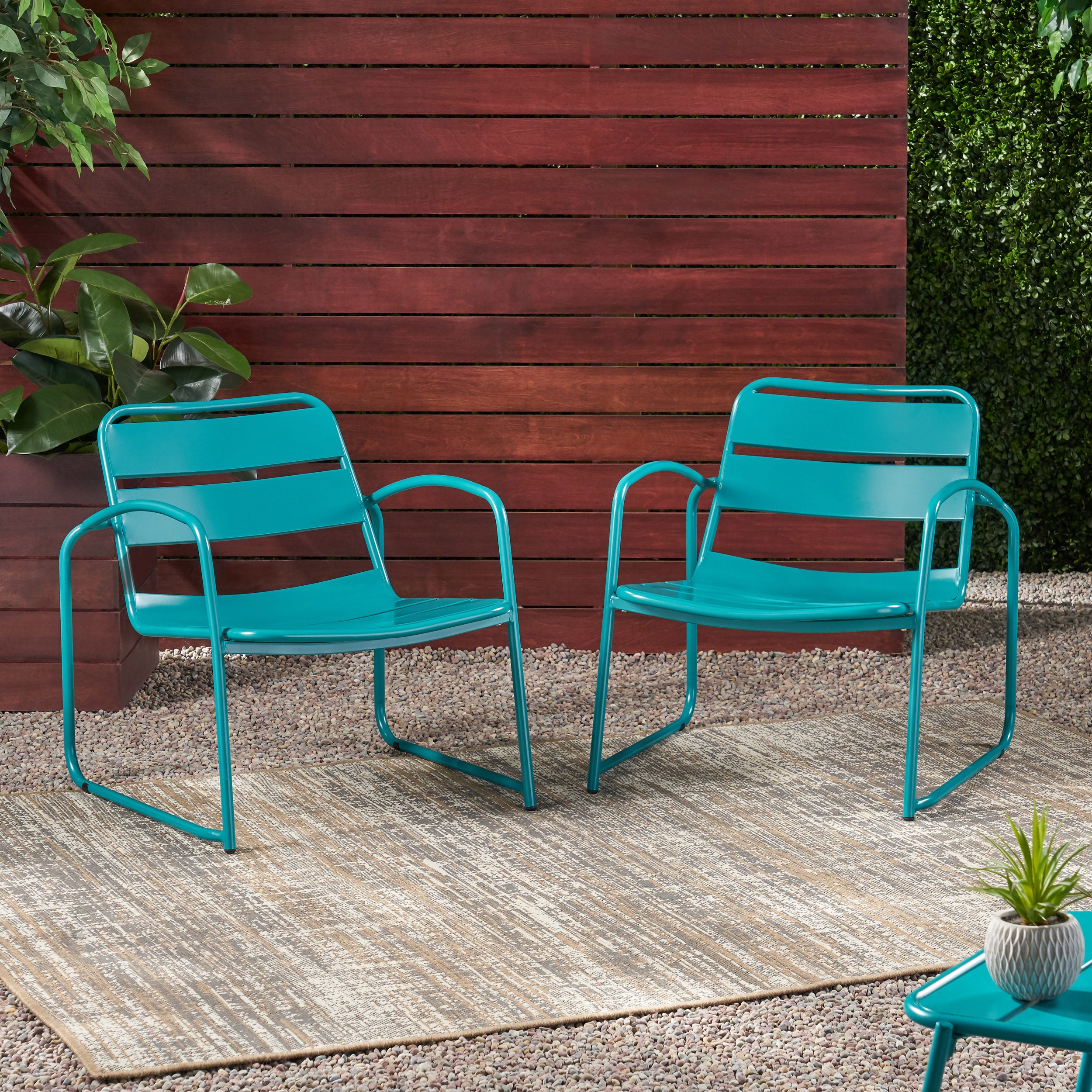 Daryah Outdoor Dining Chair (Set of 2)