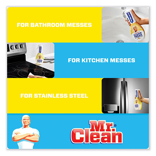 Procter and Gamble Mr. Clean Clean Freak Deep Cleaning Mist Multi-Surface Spray | Lemon Zest， 16 oz Spray Bottle Plus 30.9 oz Refill | PGC03948