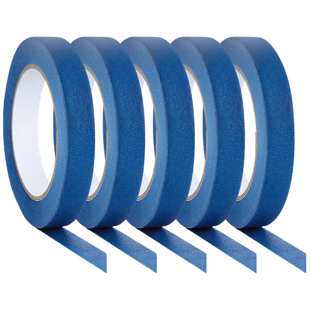 5 Rolls Painters Tapes Masking Tapes Automotive Walls Packing Masking Tape Auto Paint Tapes(20m)