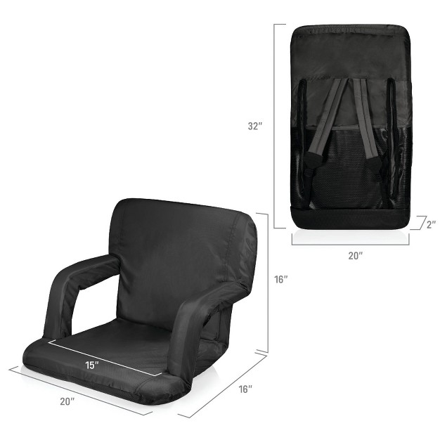 Picnic Time Ventura Stadium Seat Black