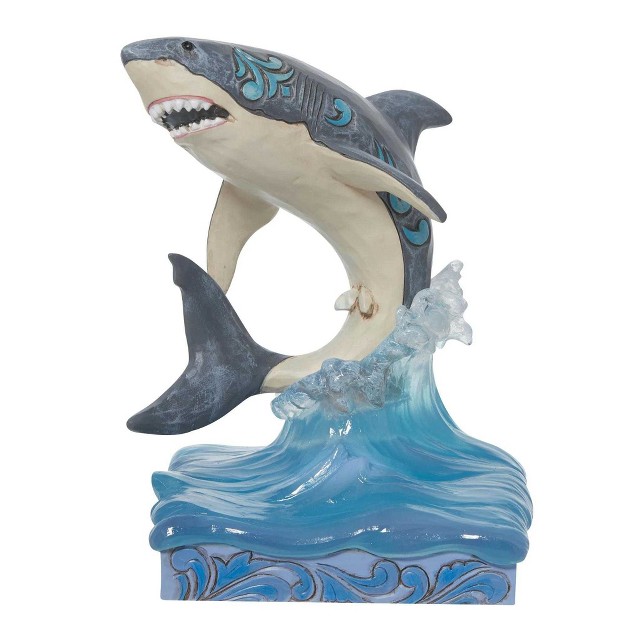 Jim Shore Great White Shark One Figurine 5 75 Inches Animal Planet 6010942 Polyresin Multicolored