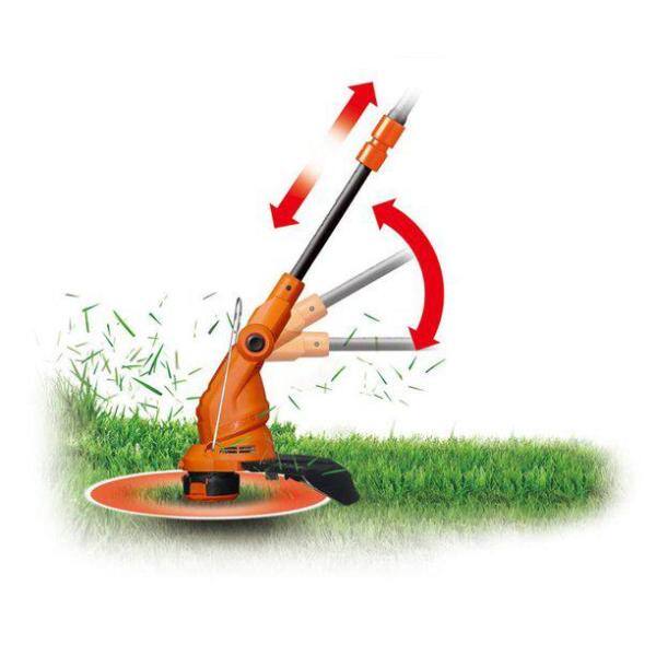 Worx 15 in. 5.5 Amp Corded Electric String Trimmer Edger with Telescopic Straight Shaft and Pivoting Head WG119