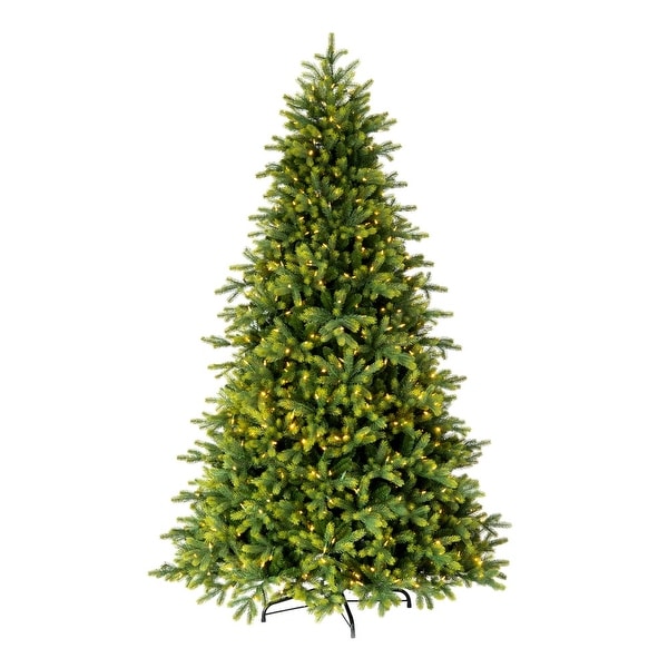 Vickerman 9' x 64 Jersey Fraser Fir Artificial Christmas Tree，DuraLit® LED Warm White Mini Lights