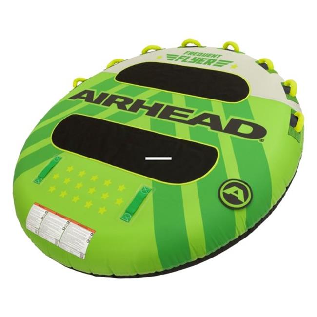 Airhead AHFL1661D Frequent Flyer Towableand#44; Green - 3 Rider