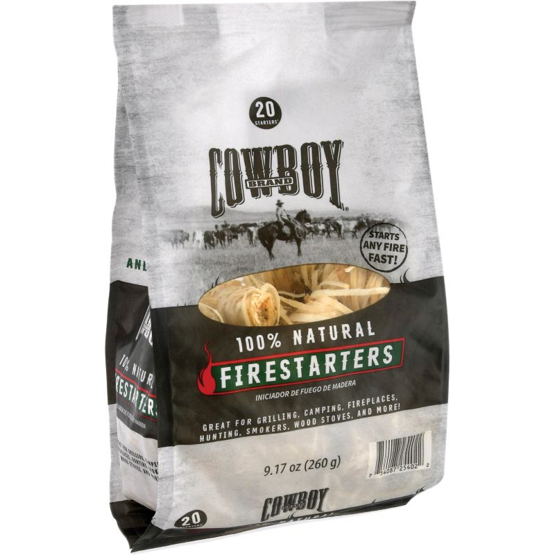 Cowboy All Natural Fire Starter 20-Pack